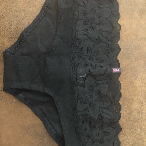 PINK Cotton & Lace Hipster XS NEW-never worn - Picture 4 of 7